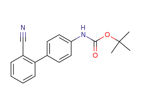 2-(4-t-butoxycarbonylaminophenyl)-benzonitrile