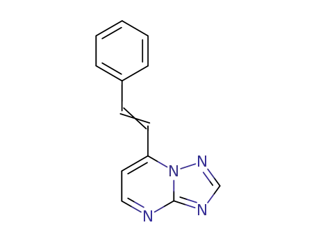 Molecular Structure of 91823-31-3 (7-Styryl-s-triazolo<2,3-a>pyrimidin)