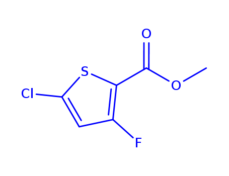 2-Thiophenecarboxylic acid, 5-chloro-3-fluoro-, methyl ester