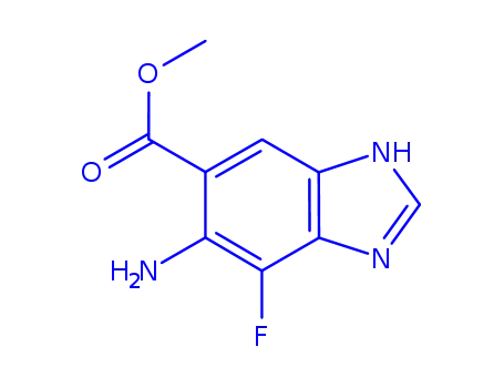 1H-Benzimidazole-5-carboxylic acid, 6-amino-7-fluoro-, methyl ester