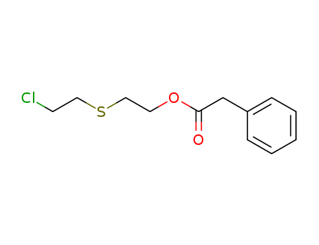 Benzeneacetic acid,2-[(2-chloroethyl)thio]ethyl ester