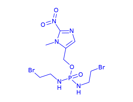 2-bromo-N-[(2-bromoethylamino)-[(3-methyl-2-nitroimidazol-4-yl)methoxy]phosphoryl]ethanamine