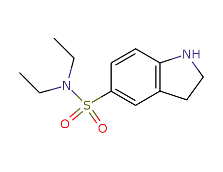 Molecular Structure of 91908-29-1 (N,N-DIETHYLINDOLINE-5-SULFONAMIDE)