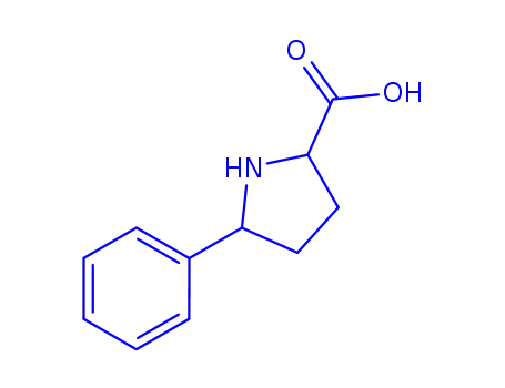 Molecular Structure of 78800-52-9 (Proline,5-phenyl-)