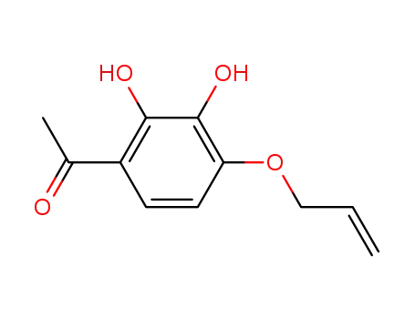 Acetophenone, 4-(allyloxy)-2,3-dihydroxy- (7CI)