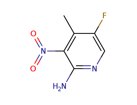 2-AMINO-5-FLUORO-3-NITRO-4-PICOLINE