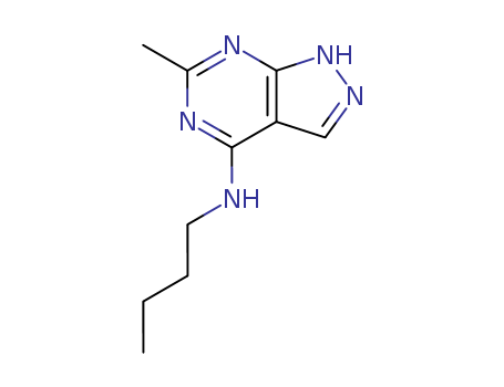 1H-Pyrazolo[3,4-d]pyrimidin-4-amine,N-butyl-6-methyl- cas  91978-25-5
