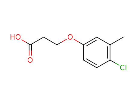 Molecular Structure of 91900-30-0 (3-(4-CHLORO-3-METHYLPHENOXY)PROPANOIC ACID)