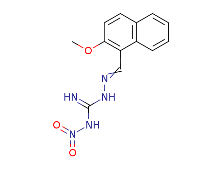 Guanidine,1-[[(2-methoxy-1-naphthyl)methylene]amino]-3-nitro-(7CI) cas  91769-11-8