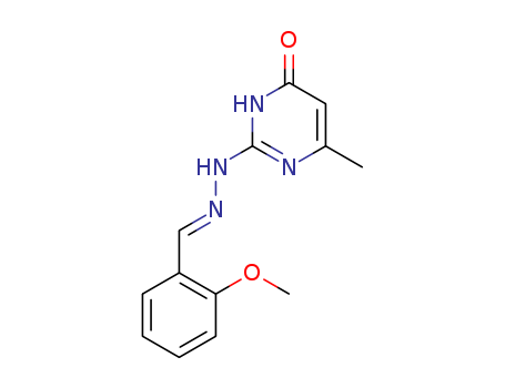 Benzaldehyde,2-methoxy-, 2-(1,6-dihydro-4-methyl-6-oxo-2-pyrimidinyl)hydrazone cas  92023-95-5