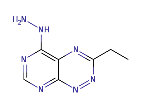 Molecular Structure of 91846-38-7 (3-ethyl-5-hydrazinylpyrimido[5,4-e][1,2,4]triazine)