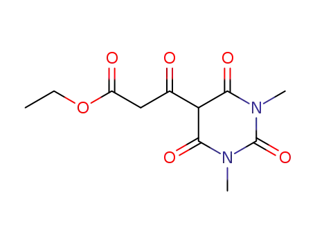 ethyl 3-(1,3-dimethyl-2,4,6-trioxohexahydropyrimidin-5-yl)-3-oxopropanoate