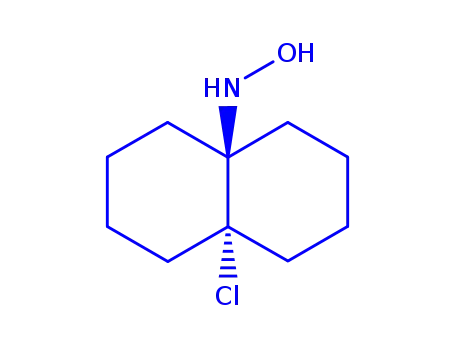 Molecular Structure of 91950-76-4 (8a-chloro-N-hydroxyoctahydronaphthalen-4a(2H)-amine)