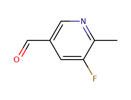 Molecular Structure of 917835-70-2 (5-FLUORO-6-METHYLNICOTINALDEHYDE)