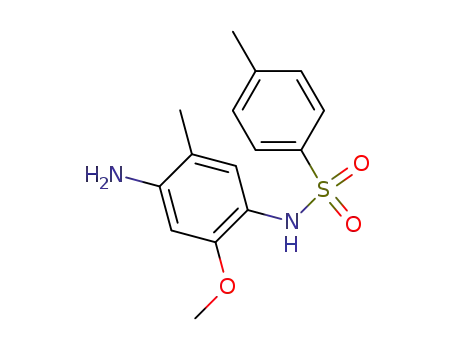 Molecular Structure of 91-70-3 (4'-Amino-5'-methyl-p-toluenesulfon-o-anisidide)