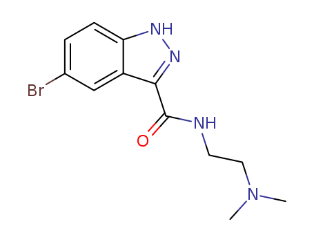 1H-Indazole-3-carboxamide, 5-bromo-N-[2-(dimethylamino)ethyl]-
