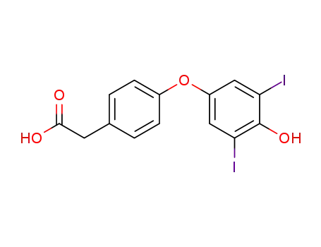 4- (4- 하이드 록시 -3,5- 디 요오도 페녹시)-벤질 아세트산