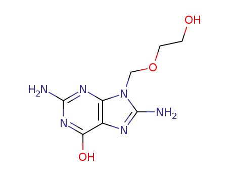 2,8-diamino-9-[(2-hydroxyethoxy)methyl]-3,9-dihydro-6H-purin-6-one