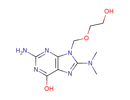 2-amino-8-(dimethylamino)-9-[(2-hydroxyethoxy)methyl]-3,9-dihydro-6H-purin-6-one