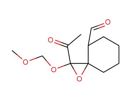 2-Acetyl-2-methoxymethoxy-1-oxa-spiro[2.5]octane-4-carbaldehyde