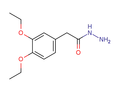 Molecular Structure of 91908-37-1 ((3,4-DIETHOXY-PHENYL)-ACETIC ACID HYDRAZIDE)