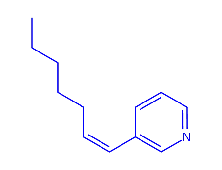 Molecular Structure of 921223-99-6 (3-HEPT-1-ENYLPYRIDINE)