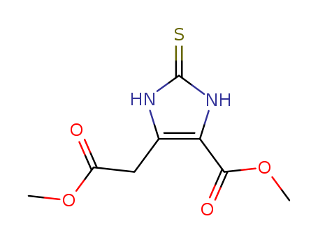 1H-Imidazole-4-aceticacid, 2,3-dihydro-5-(methoxycarbonyl)-2-thioxo-, methyl ester cas  92203-78-6