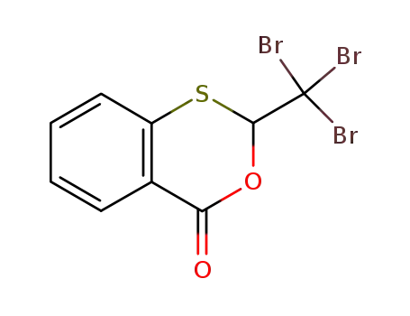 Molecular Structure of 92335-12-1 (2-(tribromomethyl)-4H-3,1-benzoxathiin-4-one)