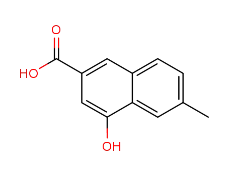 4-hydroxy-6-methyl-naphthalene-2-carboxylic acid