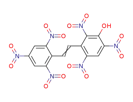 Molecular Structure of 92167-27-6 (2,4,6-trinitro-3-[2-(2,4,6-trinitrophenyl)ethenyl]phenol)