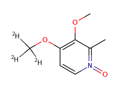 Pyridine, 3-methoxy-4-(methoxy-d3)-2-methyl-, 1-oxide