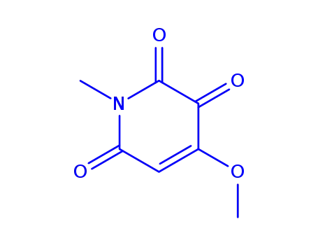 Molecular Structure of 92446-32-7 (4-methoxy-1-methylpyridine-2,3,6-trione)