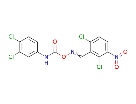 [(2,6-dichloro-3-nitro-phenyl)methylideneamino] N-(3,4-dichlorophenyl)carbamate cas  92167-56-1