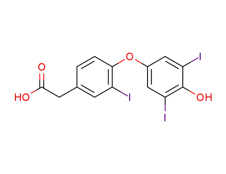 벤젠아세트산, 4-(4-히드록시-3,5-디요오도페녹시)-3-요오도-