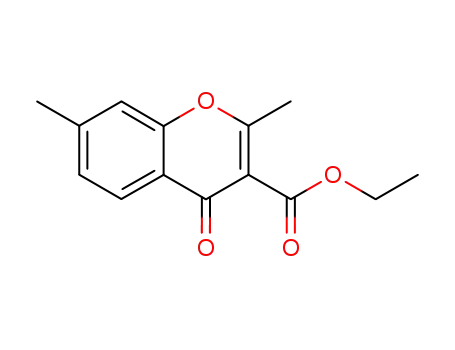 에틸 2,7- 디메틸 -4- 옥소 -4H- 크로 멘 -3- 카르 복실 레이트