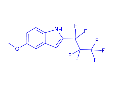 Molecular Structure of 923569-79-3 (5-METHOXY-2-PERFLUOROPROPYLINDOLE)