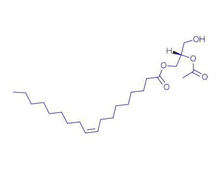 Molecular Structure of 86390-77-4 (1-OLEOYL-2-ACETYL-SN-GLYCEROL)
