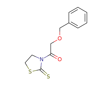 에타논, 2-(페닐메톡시)-1-(2-티옥소-3-티아졸리디닐)-