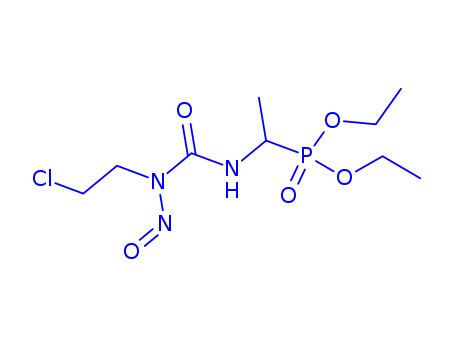 Diethyl (1-(3-(2-chloroethyl)-3-nitrosoureido)ethyl)phosphonate