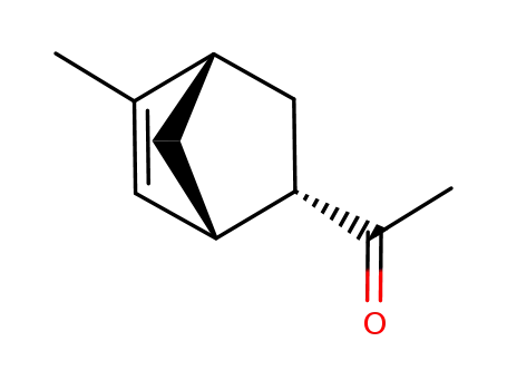 Molecular Structure of 92356-40-6 (Ethanone, 1-(5-methylbicyclo[2.2.1]hept-5-en-2-yl)-, exo- (9CI))