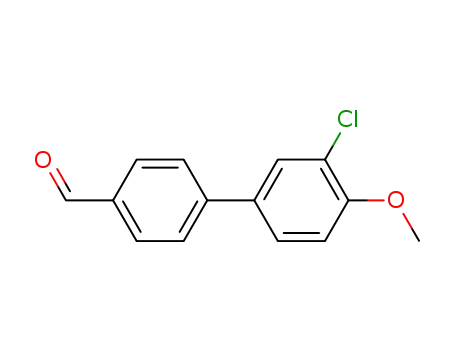 Molecular Structure of 92103-16-7 (4-(3-Chloro-4-methoxyphenyl)benzaldehyde)