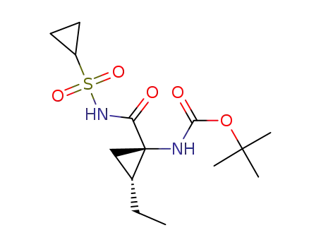 tert-butyl ((1R,2R)-1-{[(cyclopropylsulfonyl)amino]carbonyl}-2-ethylcyclopropyl)carbamate