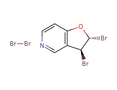 (2R,3S)-2,3-Dibromo-2,3-dihydro-furo[3,2-c]pyridine; compound with bromine