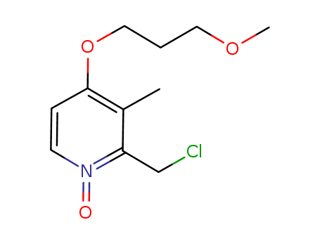 Pyridine, 2-(chloromethyl)-4-(3-methoxypropoxy)-3-methyl-, 1-oxide