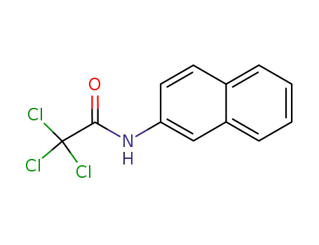 Molecular Structure of 4257-75-4 (Acetamide, 2,2,2-trichloro-N-2-naphthalenyl-)