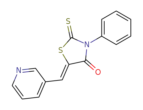 (5E)-3-phenyl-5-(pyridin-3-ylmethylidene)-2-sulfanylidene-1,3-thiazolidin-4-one