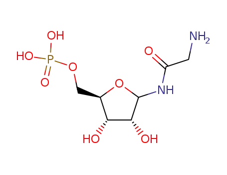 n-Glycyl-5-o-phosphonopentofuranosylamine