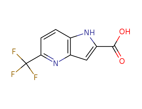 5-(trifluoromethyl)-1H-pyrrolo[3,2-b]pyridine-2-carboxylic acid
