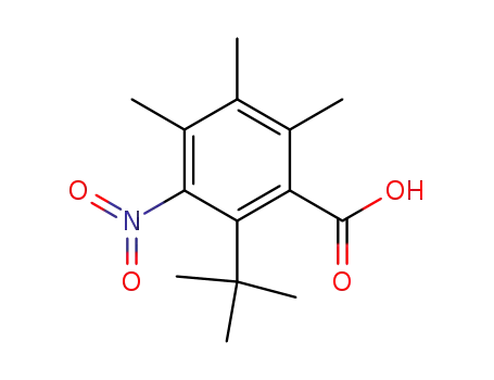 2-<i>tert</i>-butyl-4,5,6-trimethyl-3-nitro-benzoic acid