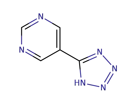 Pyrimidine, 5-tetrazol-5-yl- (7CI)